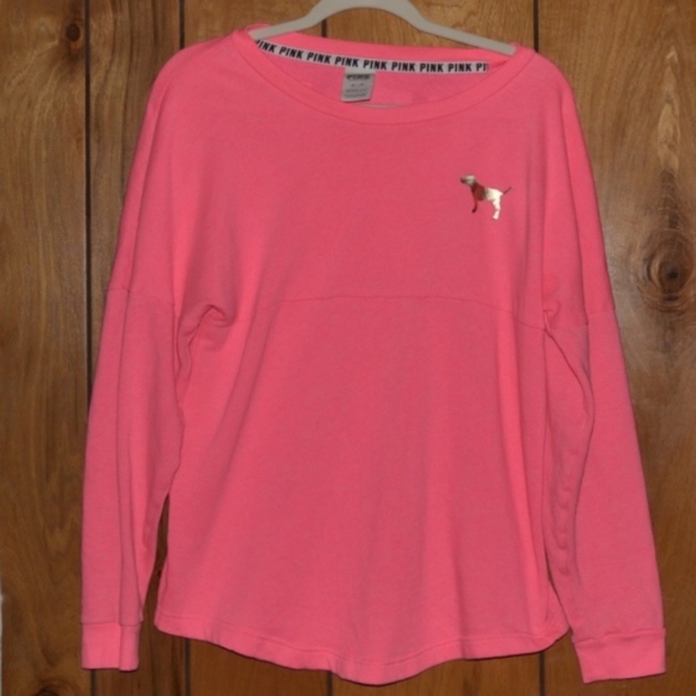 PINK Sweatshirt Bright Pink